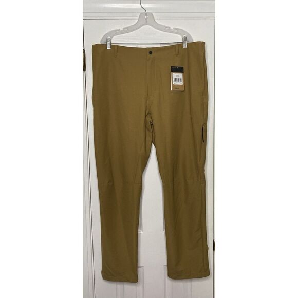 The North Face Mens Solo Pants Utility Brown Nylon Stretch‎ Size 40 UPF 40+ - Picture 1 of 8